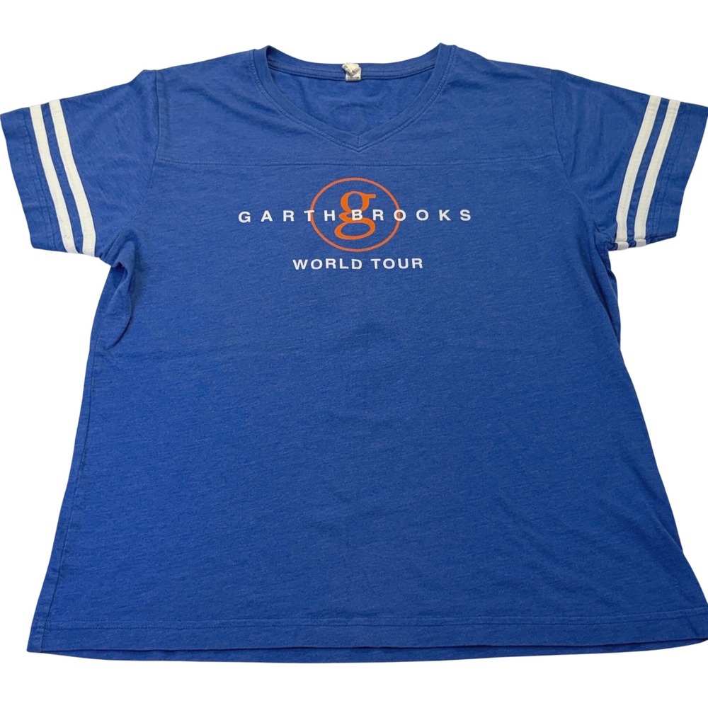 Garth Brooks World Tour Womens Large Sporty T-Shirt 1197A3